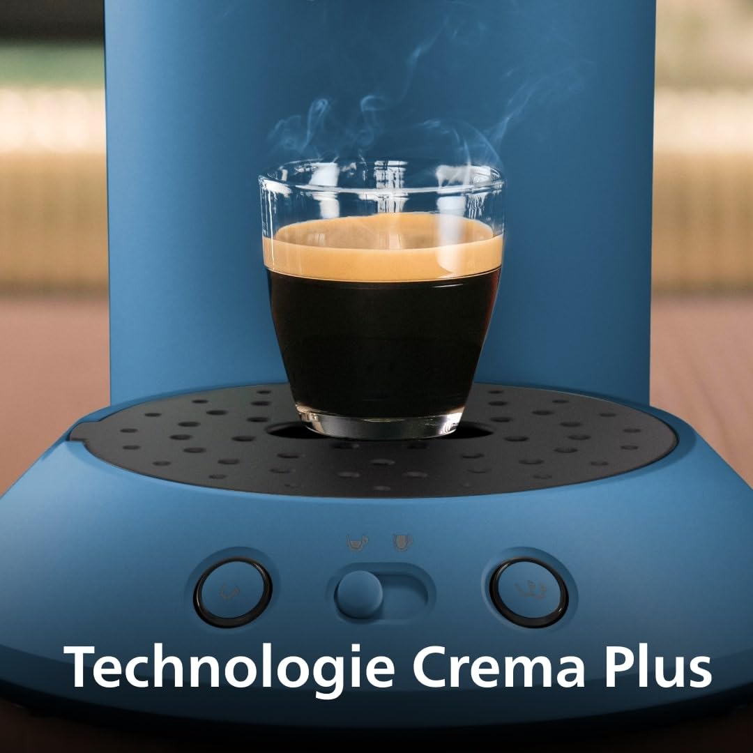 Machine à Café Senseo Original Plus – Bleu Paon, Intensité Réglable, CSA210/00