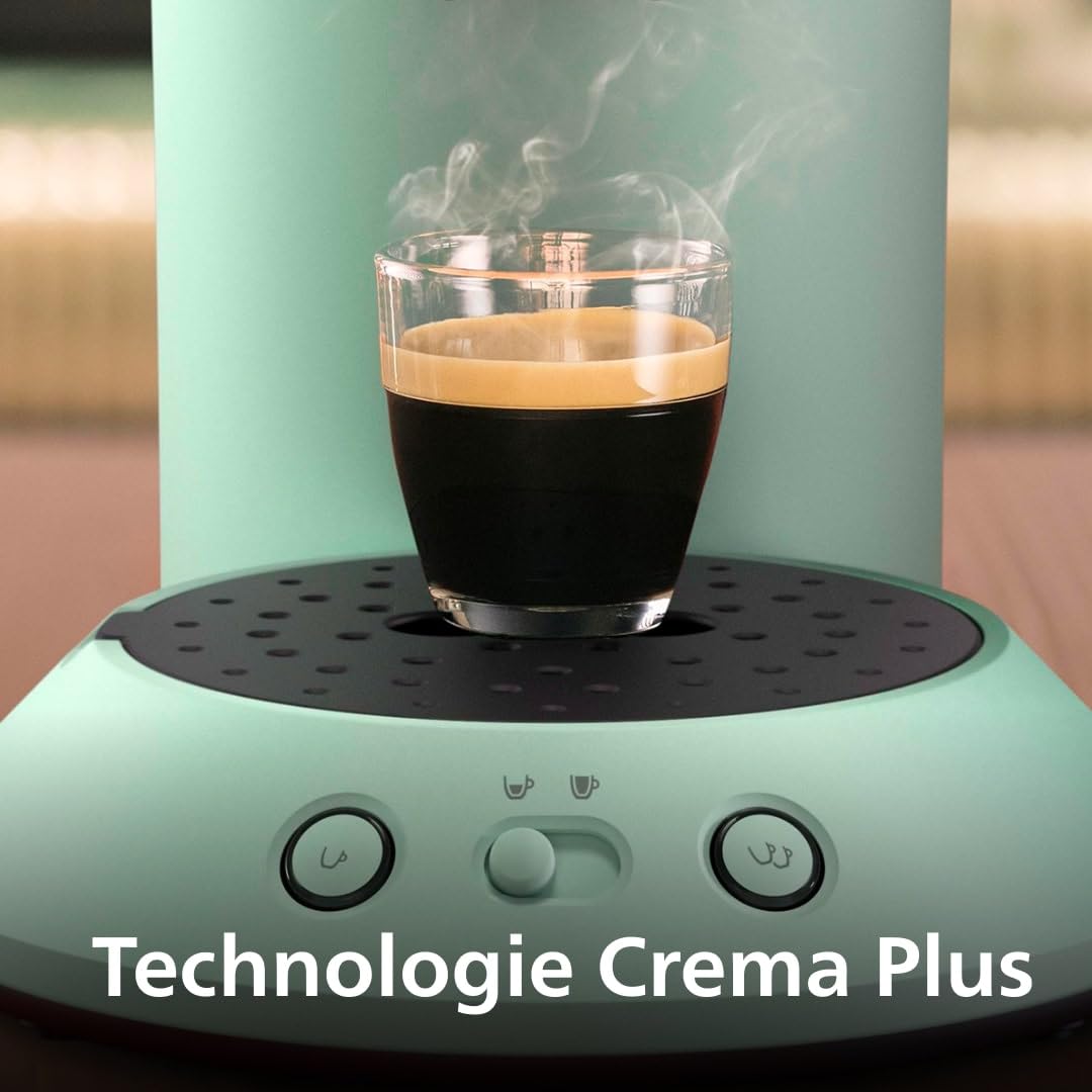 Machine à Café Senseo Original Plus – Vert Désert, Intensité Réglable, CSA210/80