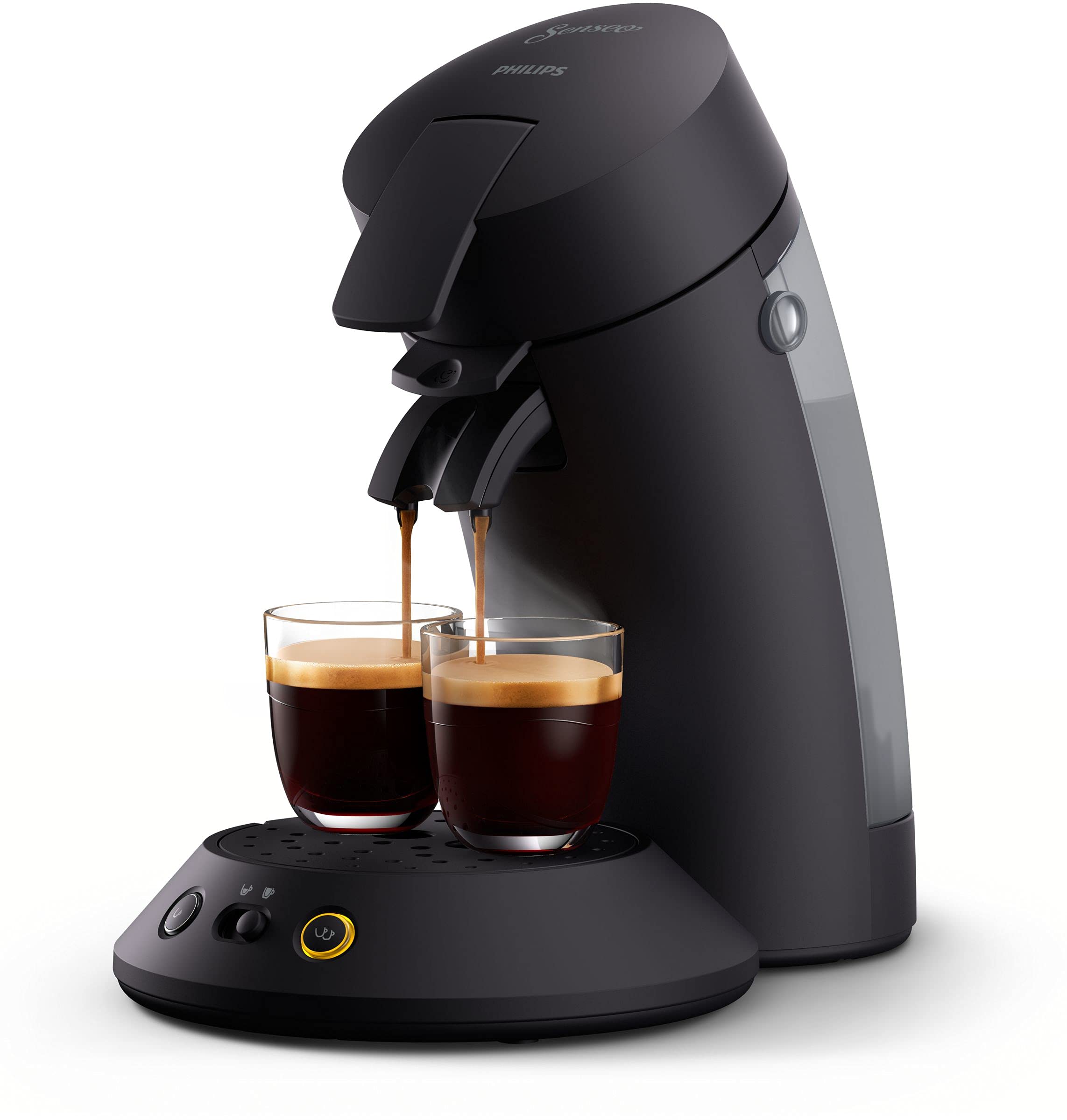 Machine à Café Senseo Original Plus – Noir, Sélection de Puissance, CSA210/60