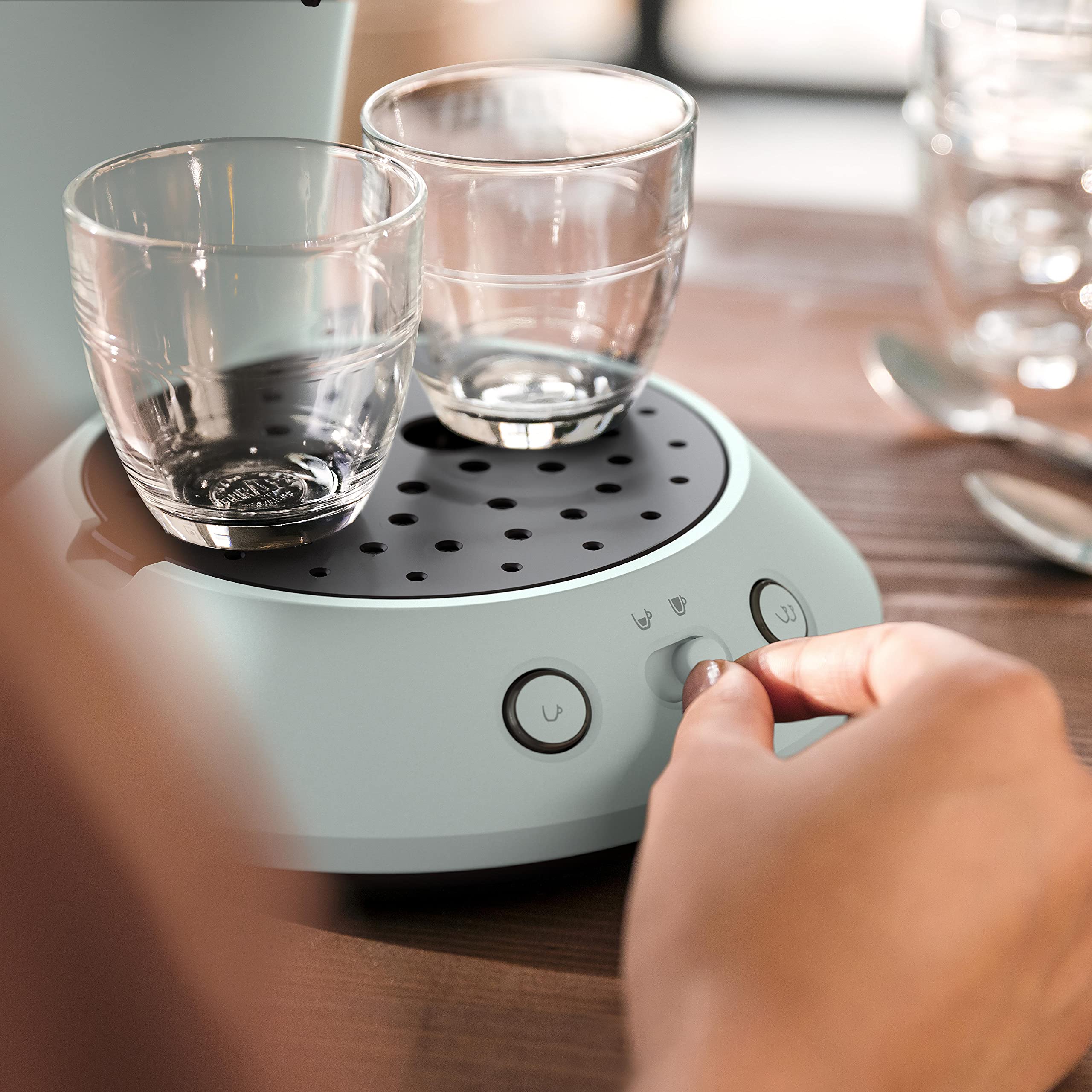 Machine à Café Senseo Original+ – Menthe Pâle, Fonction Crema Plus, CSA210/21