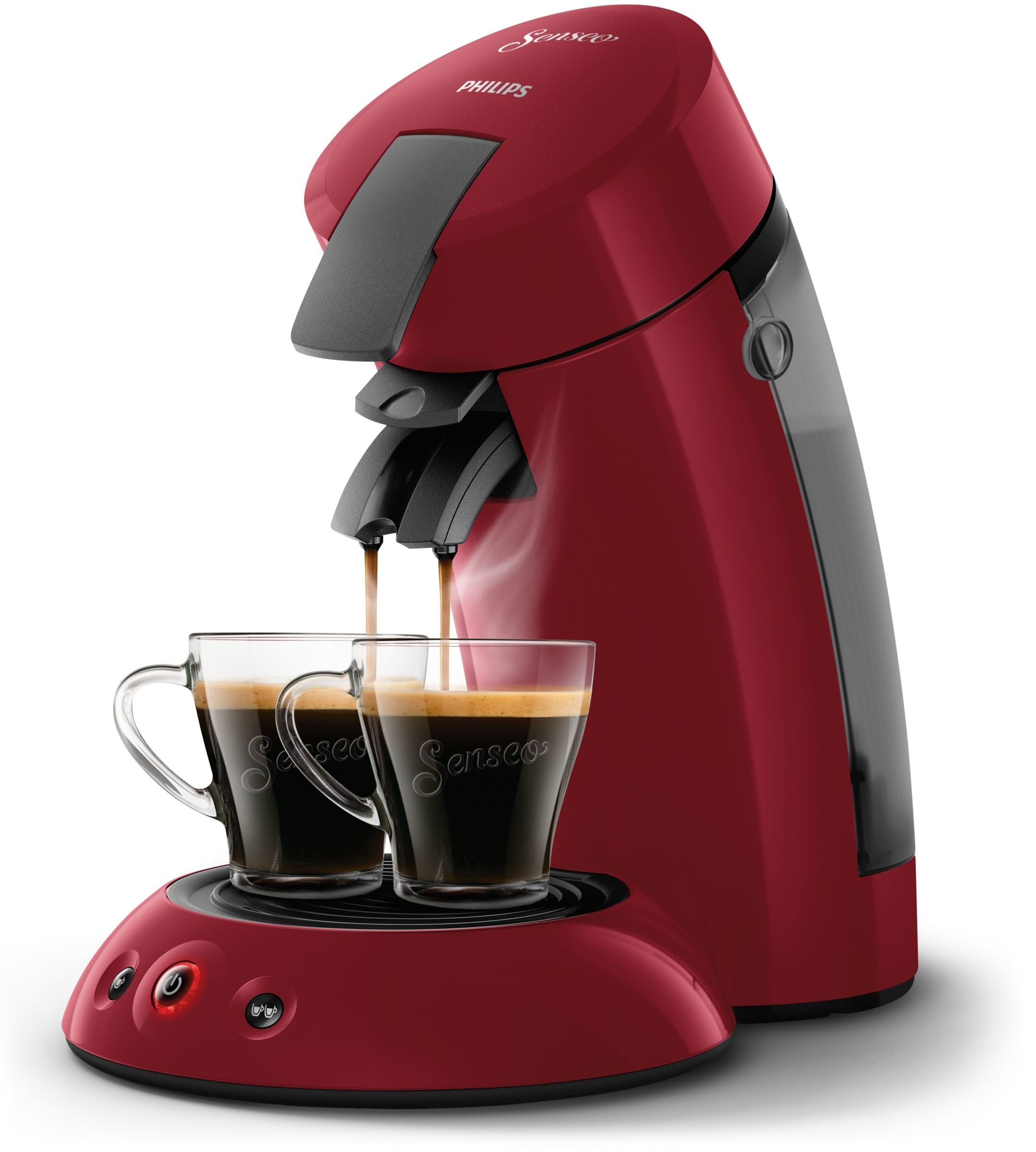 Cafetière à Dosettes Senseo Original – Rouge, 0,7 L, 1450 W, HD6553/81